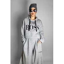 Boss Crop mikina Grey