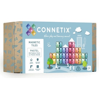 Connetix Pastel Rectangle Pack 24 obdelníky