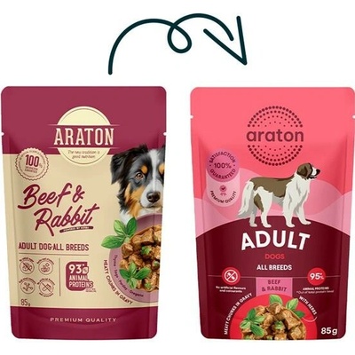 Araton Dog Adult Beef & Rabbit 85 g