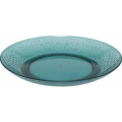 Plastový jídelní talíř Estiva 27 cm kulatý modrý do zahrady a kuchyně 5five