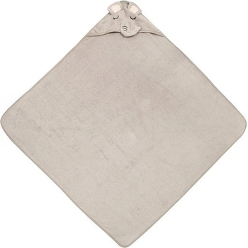 Sensillo Бебешка Хавлия С Качулка 100X100 Cм Слон Сив Sensillo (SILLO-30562)