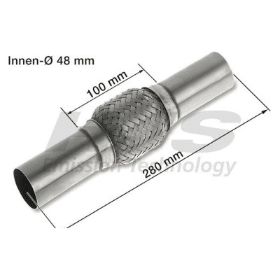 Pružný díl výfuku HJS interFLEX connector 83 00 8538