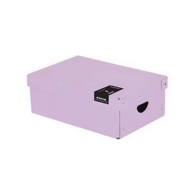 oxybag krabica lamino malá - 35,5 x 24 x 9 cm - PASTELINI Fialová