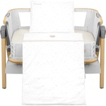 KikkaBoo Бебешки спален комплект за мини-кошара 5ч Dream Big Beige (41101050061) - tary