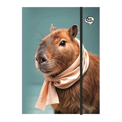 OPTISCHOOL Doska s gumičkou A4 "Capybara"