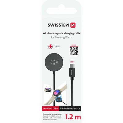 Swissten Magnetický kabel Samsung Galaxy Watch, USB-C 1.2 m 141279 – Zboží Živě
