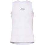 Oakley Мъжка фланелка с къс ръкав за колоездене Oakley Endurance Base Layer Sleeveles Cycling jersey - White - размер XXL (056-3979-0216)