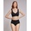 Gisela ВИСОКА БИКИНА МОДАЛ 1/0209 Modal negro GISELA