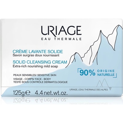 Uriage Hygiène Solid Cleansing Cream нежно почистващ крем с термална вода z francouzských Alp 125 гр