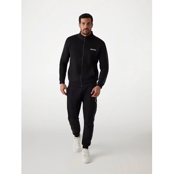 Guess Jeans Мъжки черен суитшърт със странично лого Guess jeans Guess Jeans | Cheren | МЪЖЕ | L