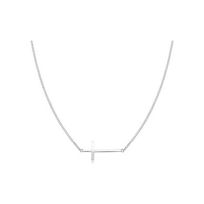 Nubis® Stříbrný náhrdelník křížek NB-2166