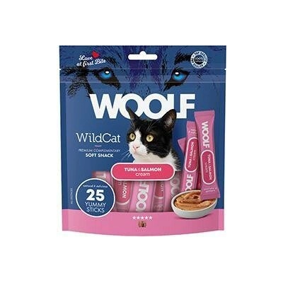 WOOLF Snack WOOLF WildCat Cream Regular Tuna&Salmon 25 x 14 g