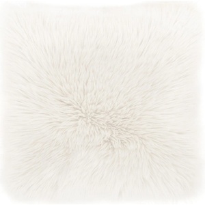 Tiseco Home Studio Възглавница от бяла овча кожа, 45 x 45 cm - Tiseco Home Studio (3294WHITE)
