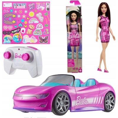 Hot Wheels RC Barbie ružový kabriolet
