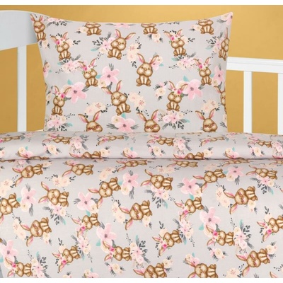 Bellatex B90/011 obliečky Beáta béžová 100 x 135 cm 45 x 60 cm