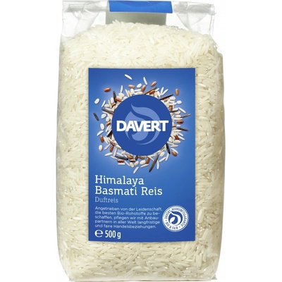 Davert Rýže basmati bílá bez lepku bio 0,5 kg