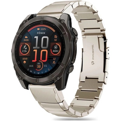 Tech-Protect Tech-Protect SteelBand каишка за Garmin Fenix 5X / 5X PLUS / 6X / 6X PRO / 7X / 8, (51 MM), титании