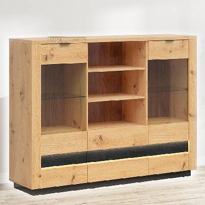 Библиотека Ostia KOM2W2D2S с LED (S467-KOM2W2S-DASN/CABL)