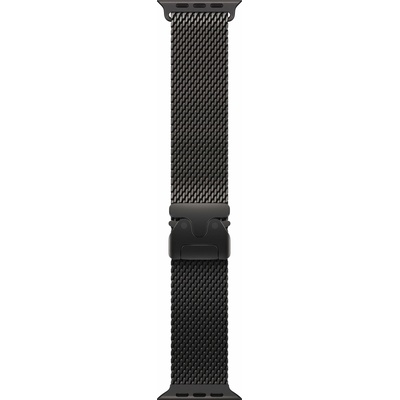 Apple Watch 49mm milánský tah z černého titanu - Large MGHU4ZM/A – Hledejceny.cz