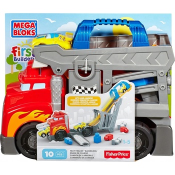 Mega Bloks auto s výsuvnou dráhou