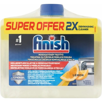 Finish Čistič umývačky riadu s citrónovou vôňou 500 ml + Darčeková vzorka produktu