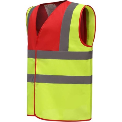 Yoko HI-VIS HVW100 / Предпазна жилетка - червена/жълта с висока видимост XL (79W100zx704)