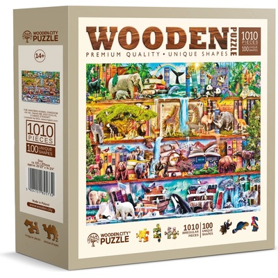 WOODEN CITY Dřevěné Úžasný svět zvířat 1010 dílků