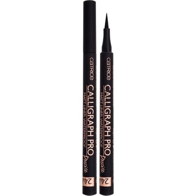 Catrice Calligraph Pro Precise 24h Matt Liner Waterproof oční linky v peru 010 Intense Black 1,2 ml