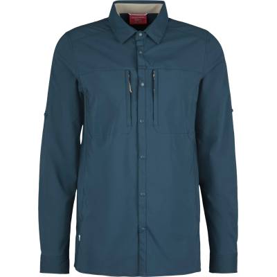Craghoppers Мъжка риза с копчета Craghoppers Nosilife Pro Langarm Hemd V Shirt - Blue Stone (033-2218-0111)