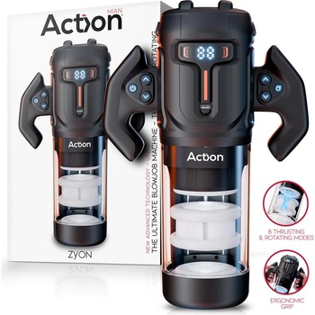 Action Zyon The Ultimate Blowjob Machine Thrusting & Rotating