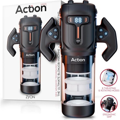 Action Zyon The Ultimate Blowjob Machine Thrusting & Rotating