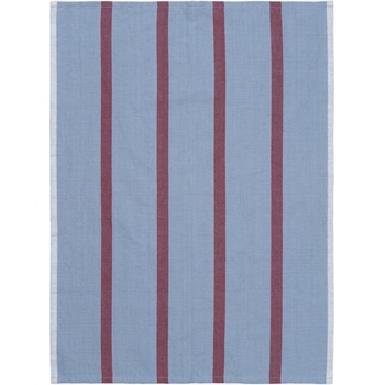 Ferm Living Малка кухненска кърпа Hale раирана синя (1104264140)