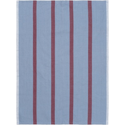 Ferm Living Малка кухненска кърпа Hale раирана синя (1104264140)