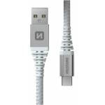 SWISSTEN Aramid Reinforced USB / USB-C 1, 5 m Цвят: бял