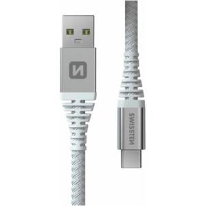 SWISSTEN Aramid Reinforced USB / USB-C 1, 5 m Цвят: бял