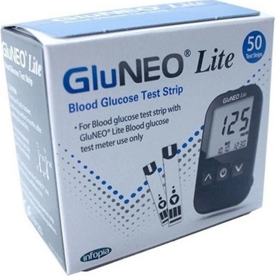 Gluneo Lite prúžky do glukomeru 50 ks