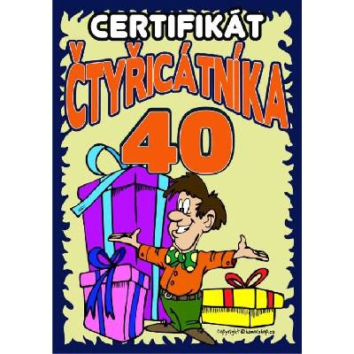 Certifikát čtyřicátníka