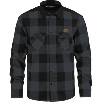 Horsefeathers Мъжка фланелка с дълъг ръкав за колоездене Horsefeathers Prom Shirt Cycling jersey - Indigo (056-3960-0311)