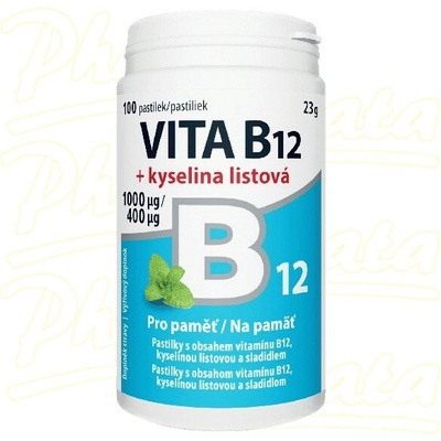 Vitabalans VITA B12 + kyselina listová 100 ks