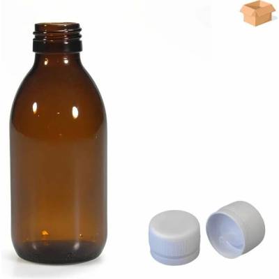 Luna Skleněná lékovka s kapajícím uzávěrem 150 ml 88 ks
