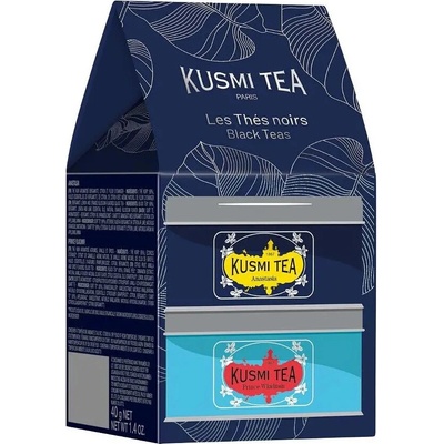 Kusmi Tea Sada dvou miniatur černých sypaných čajů Anastasia & Prince Vladimir 2 x 20 g