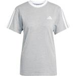 adidas Дамска тениска Adidas Essentials 3 Stripe T-Shirt Womens - Medium Grey Hth