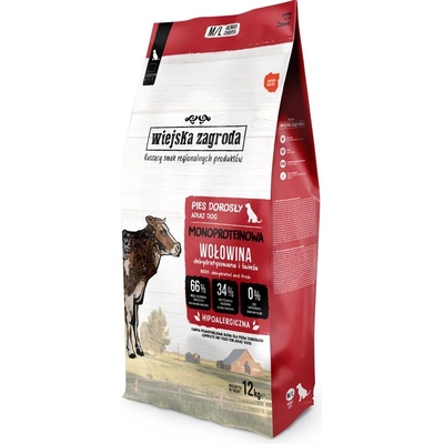 Wiejska Zagroda Monoprotein Beef 12 kg