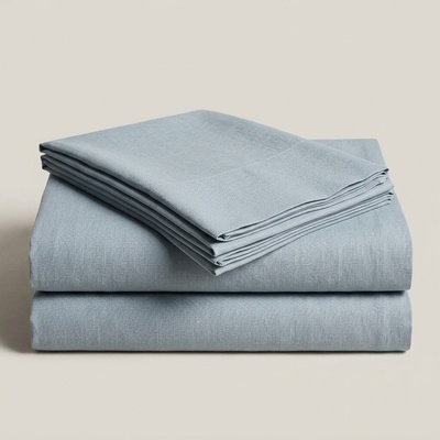 Top textil Bavlněné prostěradlo Plachta světle modrá 140x240