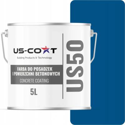 US-Coat BARVA NA BETONOVÉ PODLAHY OCHRANNÁ MODRÁ RAL 5005 5L VÝROBCE