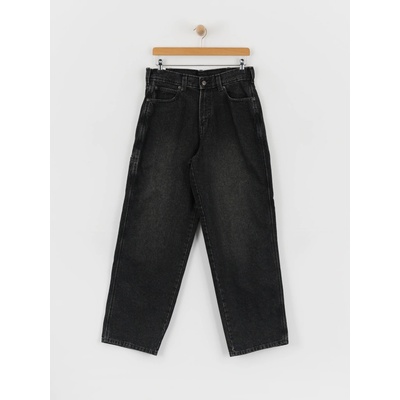 Dickies 958 Baggy Tapered Work black wash faded