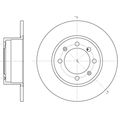 Brzdový kotúč REMSA 6248.00