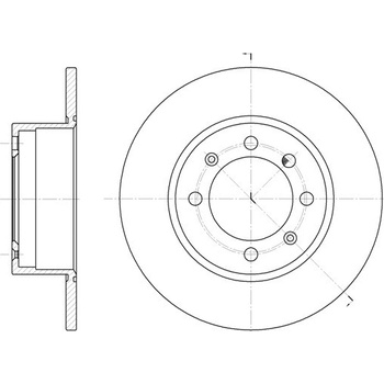 Brzdový kotúč REMSA 6248.00