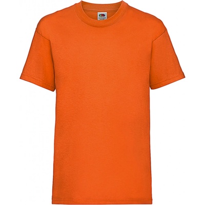 Fruit of the Loom dětské tričko Valueweight oranžová