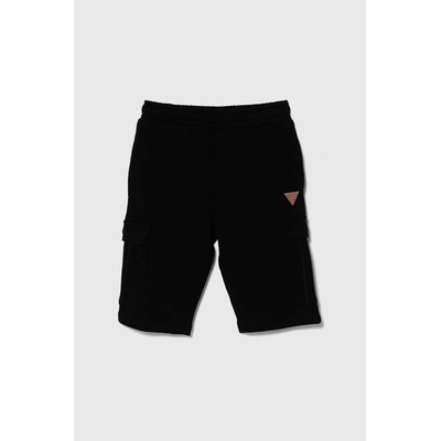 Guess Детски къси панталони Guess в черно с регулируема талия (L4GD21.KBK32.PPYH)